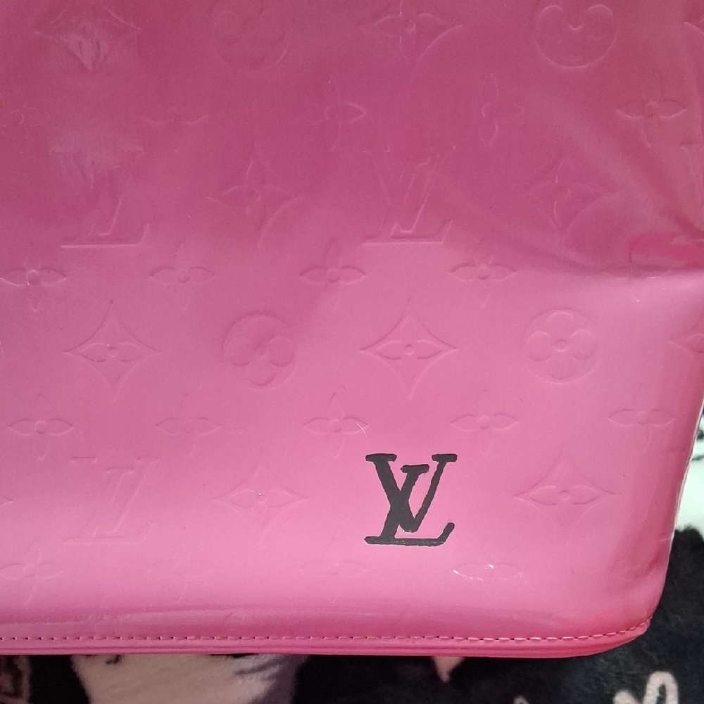 Louis Vuitton Pink Patent Tote with Tan Handles - Picture 2 of 7